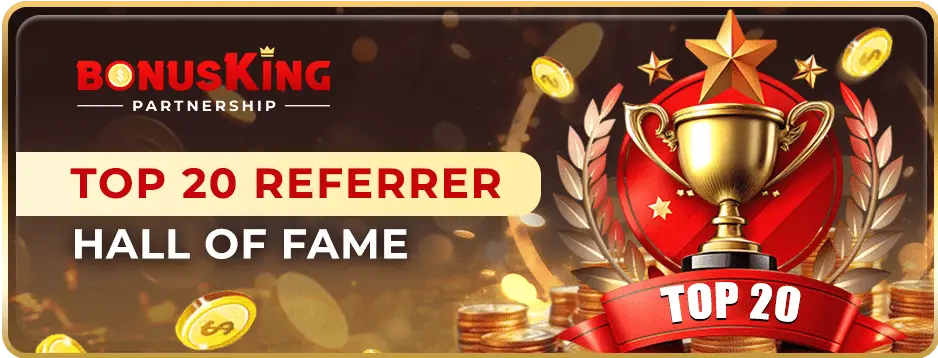 Judikiss888 Promo Top 20 Referrer Hall of Fame.